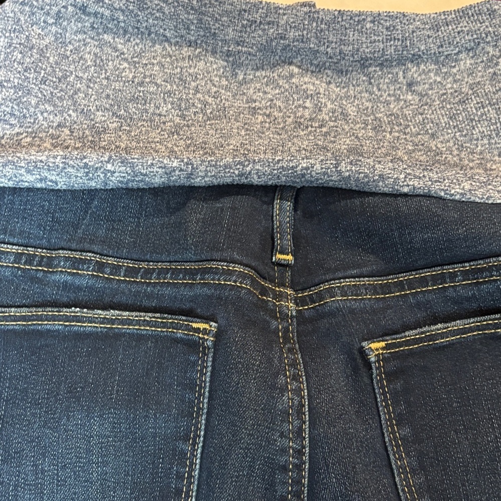Dark Blue Denim True Skinny 27S Maternity jeans - Picture 4 of 7